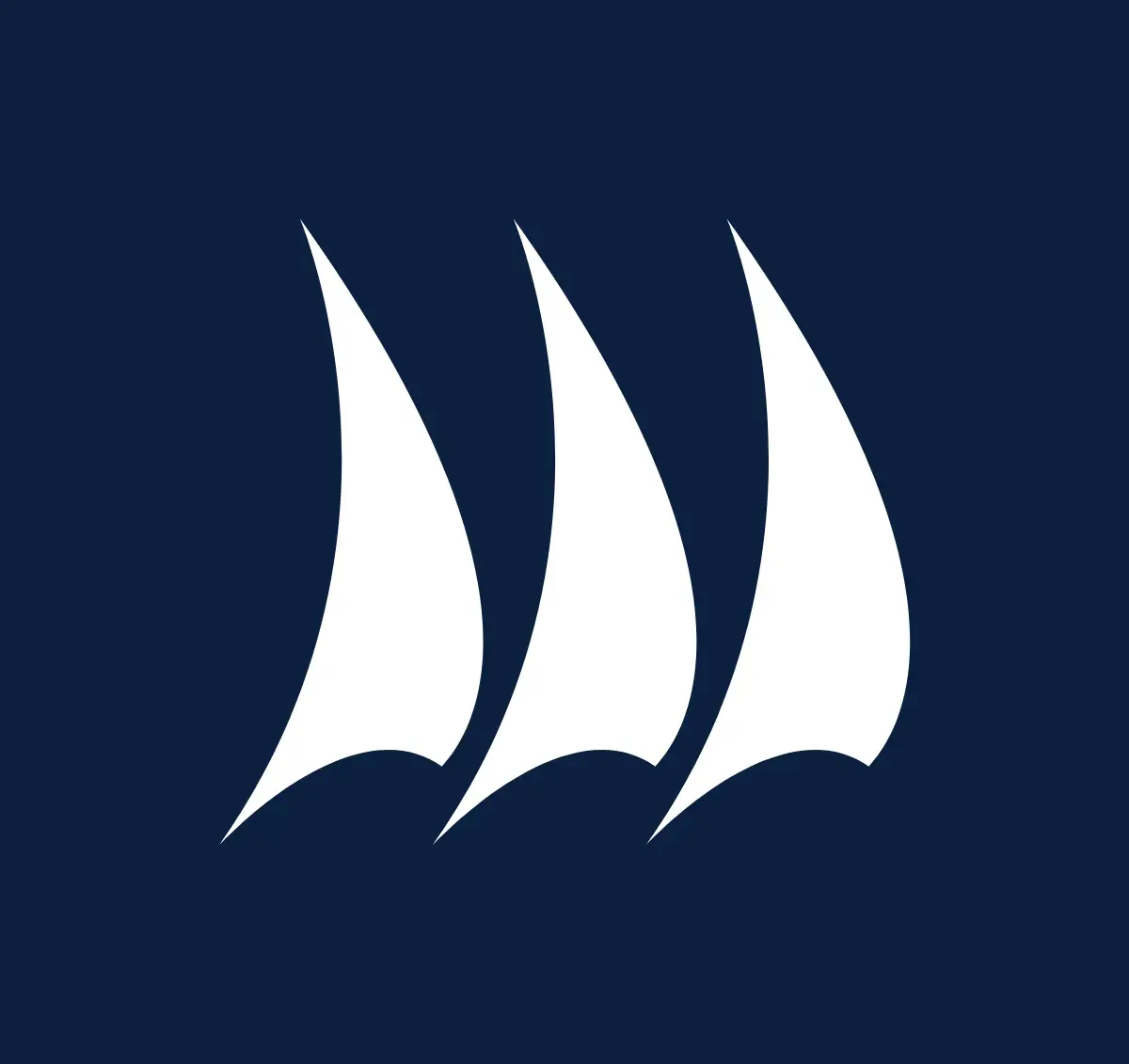 HWP-13 Brandmark (three sails) (W)